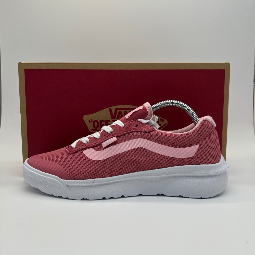 Vans Range BRZ Shoes Womens 9.5 Mauvewood Red Pink Mesh Sneakers VN0A4U1K26L